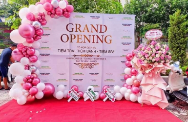 DỊCH VỤ TRANG TRÍ KHAI TRƯƠNG TRỌN GÓI